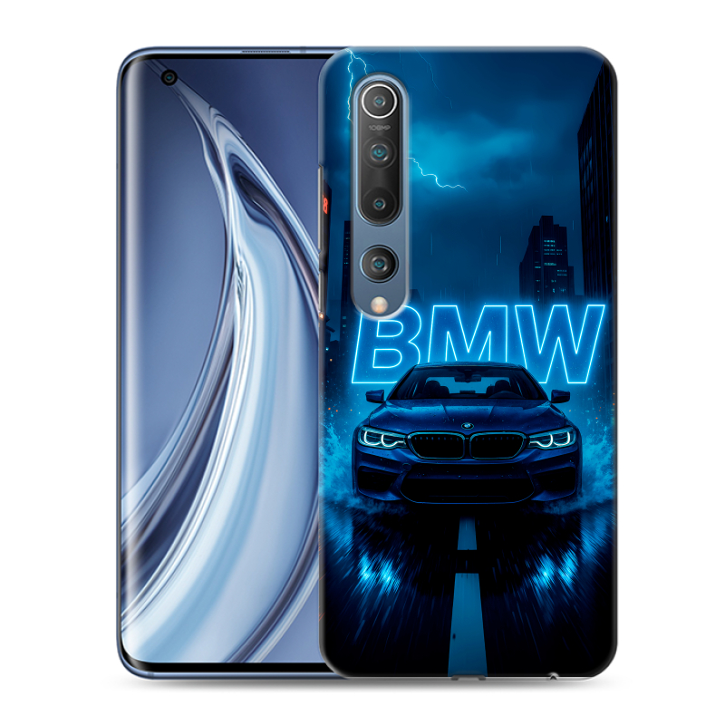 Пластиковый чехол на Xiaomi Mi 10 с принтом BMW БМВ Пластиковый чехол на Xiaomi Mi 10 с принтом BMW БМВ
