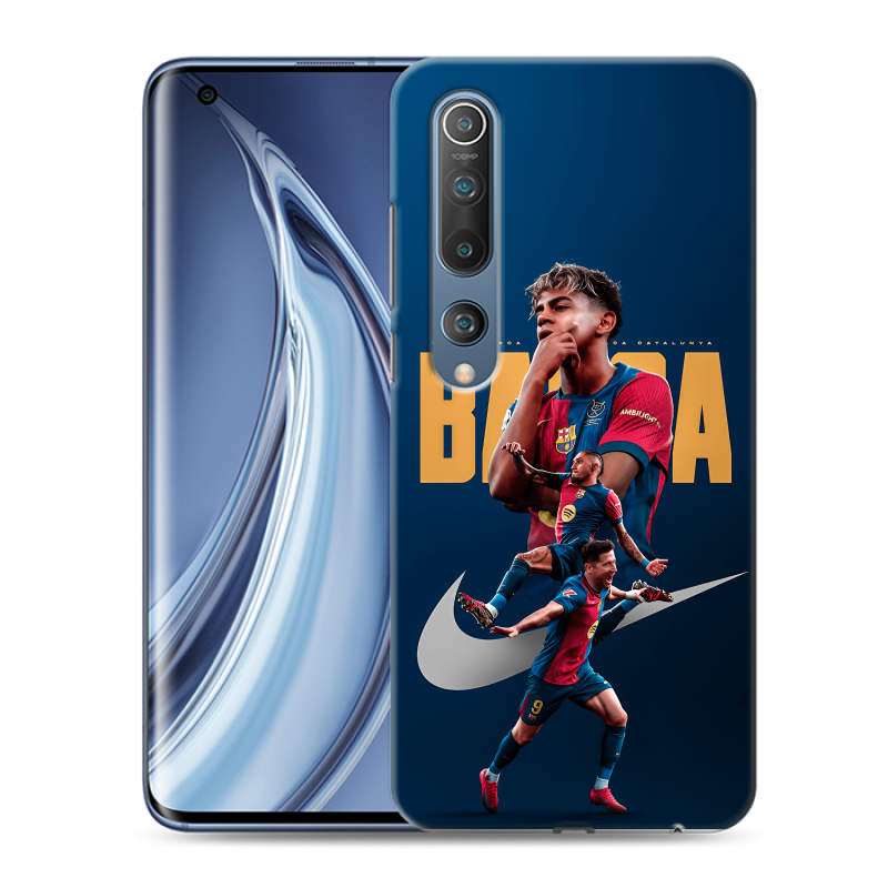 Силиконовый чехол на Xiaomi Mi 10 с принтом Барселона Barca Yamal Силиконовый чехол на Xiaomi Mi 10 с принтом Барселона Barca Yamal