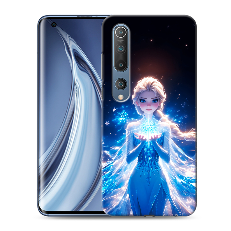 Пластиковый чехол на Xiaomi Mi 10 с принтом Холодное сердце Frozen Пластиковый чехол на Xiaomi Mi 10 с принтом Холодное сердце Frozen