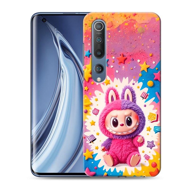 Силиконовый чехол на Xiaomi Mi 10 с принтом Labubu Лабубу Силиконовый чехол на Xiaomi Mi 10 с принтом Labubu Лабубу