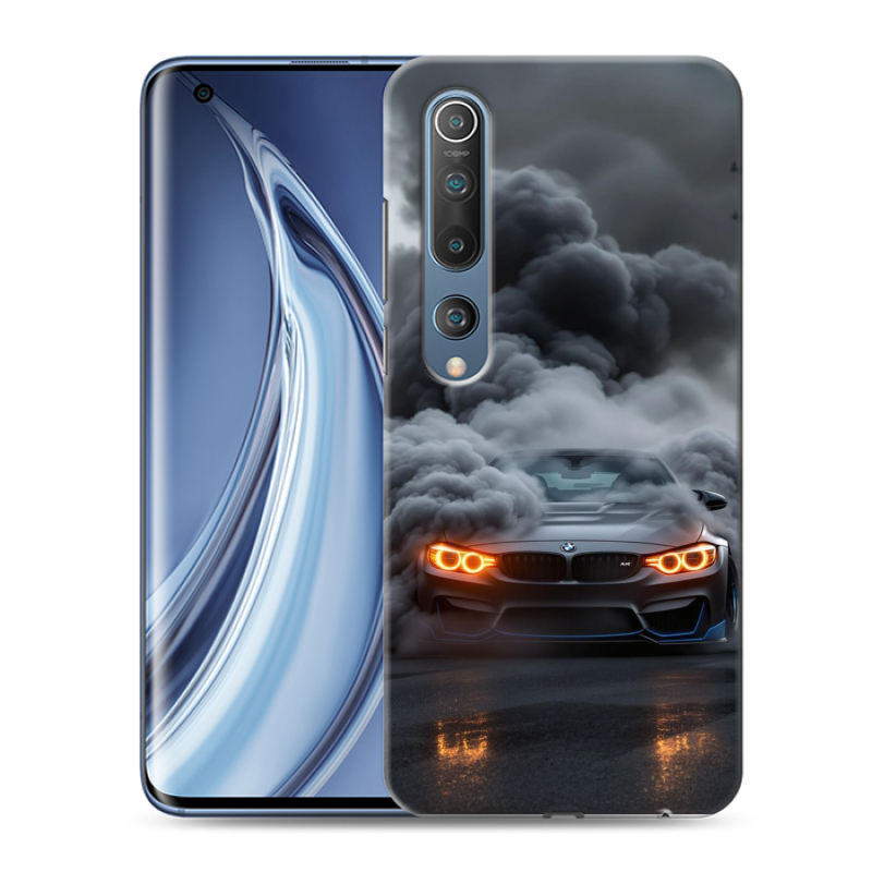 Силиконовый противоударный чехол на Xiaomi Mi 10 с принтом BMW БМВ Силиконовый противоударный чехол на Xiaomi Mi 10 с принтом BMW БМВ