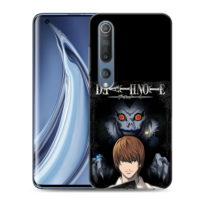 Силиконовый чехол на Xiaomi Mi 10 с принтом Death note Тетрадь смерти Силиконовый чехол на Xiaomi Mi 10 с принтом Death note Тетрадь смерти