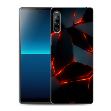 Силиконовый чехол на Sony Xperia L4 с принтом Яркие абстракции Силиконовый чехол на Sony Xperia L4 с принтом Яркие абстракции