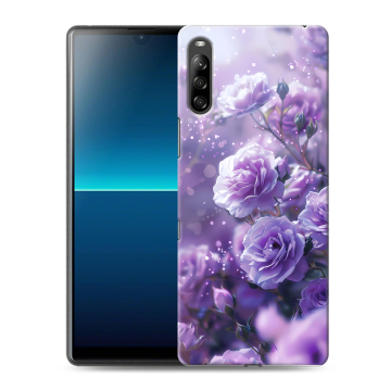 Силиконовый чехол на Sony Xperia L4 с принтом Розы цветы Силиконовый чехол на Sony Xperia L4 с принтом Розы цветы