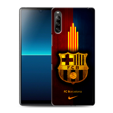 Силиконовый чехол на Sony Xperia L4 с принтом Барселона Barcelona