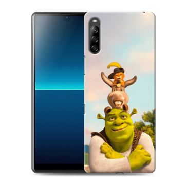 Силиконовый чехол на Sony Xperia L4 с принтом Шрек Shrek
