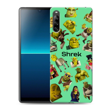 Силиконовый чехол на Sony Xperia L4 с принтом Шрек Shrek