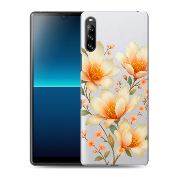 Силиконовый чехол на Sony Xperia L4 с принтом Цветы