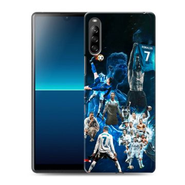 Силиконовый чехол на Sony Xperia L4 с принтом Реал Роналдо Силиконовый чехол на Sony Xperia L4 с принтом Реал Роналдо