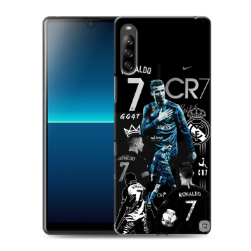 Силиконовый чехол на Sony Xperia L4 с принтом Реал Роналдо