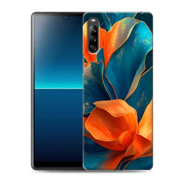 Силиконовый чехол на Sony Xperia L4 с принтом Цветы