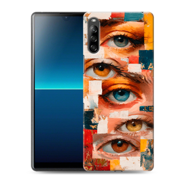 Силиконовый чехол на Sony Xperia L4 с принтом Модный принт