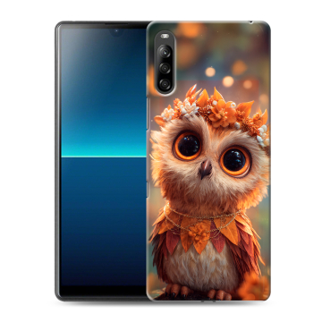 Силиконовый чехол на Sony Xperia L4 с принтом Милая сова