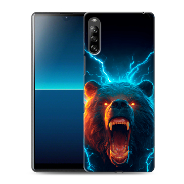 Силиконовый чехол на Sony Xperia L4 с принтом Медведь