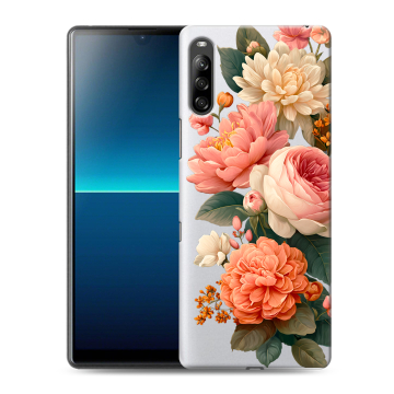 Силиконовый чехол на Sony Xperia L4 с принтом цветы