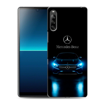 Силиконовый чехол на Sony Xperia L4 с принтом Mercedes Мерседес