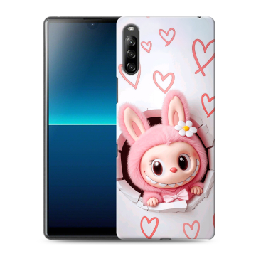 Силиконовый чехол на Sony Xperia L4 с принтом Labubu Лабубу