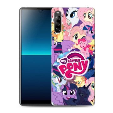 Силиконовый чехол на Sony Xperia L4 с принтом My little pony Дружба чудо