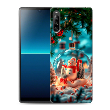Силиконовый чехол на Sony Xperia L4 с принтом Новый год