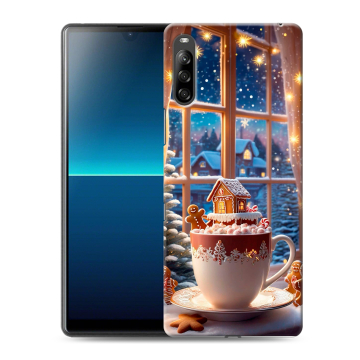 Силиконовый чехол на Sony Xperia L4 с принтом Новый год