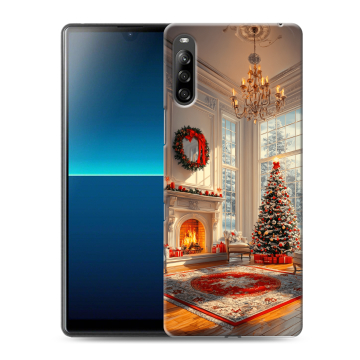 Силиконовый чехол на Sony Xperia L4 с принтом Новый год