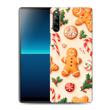 Силиконовый чехол на Sony Xperia L4 с принтом Новый год