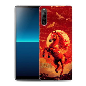 Силиконовый чехол на Sony Xperia L4 с принтом Новый год