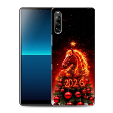 Силиконовый чехол на Sony Xperia L4 с принтом Новый год