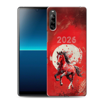 Силиконовый чехол на Sony Xperia L4 с принтом Новый год