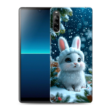 Силиконовый чехол на Sony Xperia L4 с принтом Новый год