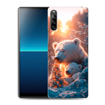 Силиконовый чехол на Sony Xperia L4 с принтом Новый год