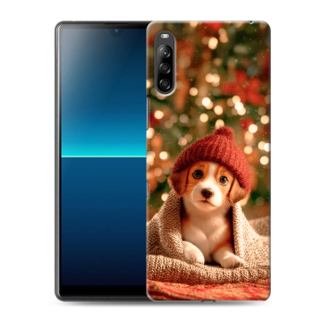 Силиконовый чехол на Sony Xperia L4 с принтом Новый год