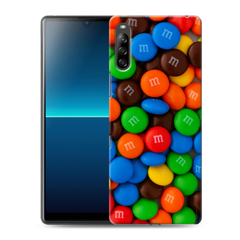Силиконовый чехол на Sony Xperia L4 с принтом Конфеты Силиконовый чехол на Sony Xperia L4 с принтом Конфеты