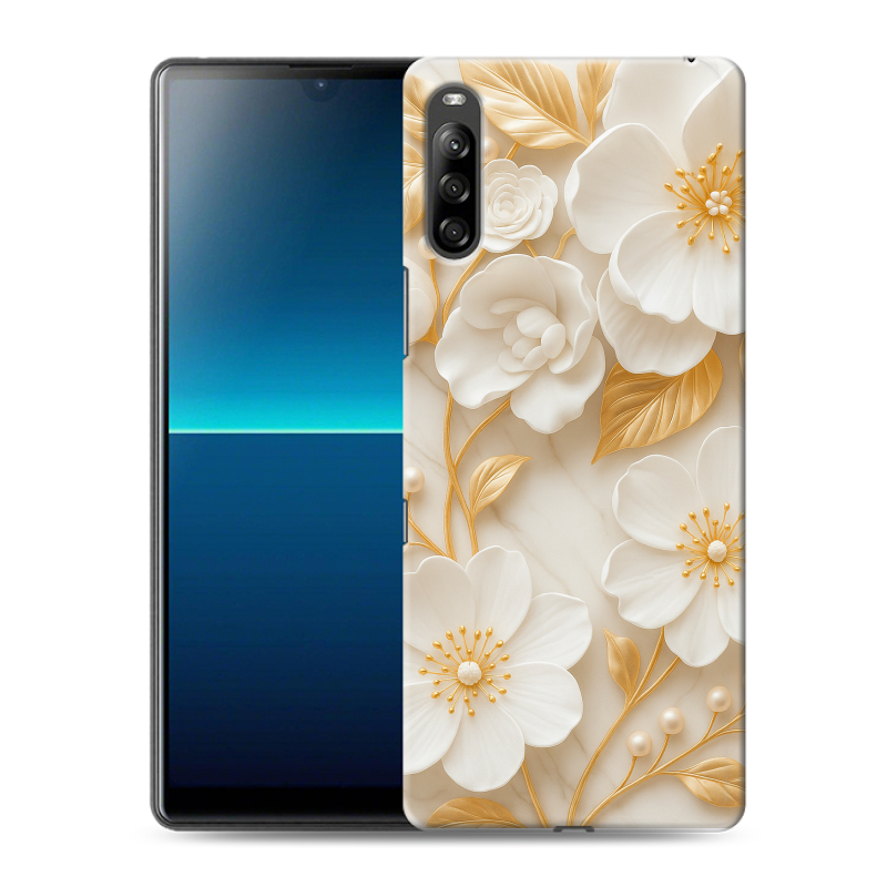 Силиконовый чехол на Sony Xperia L4 с принтом Цветы Силиконовый чехол на Sony Xperia L4 с принтом Цветы