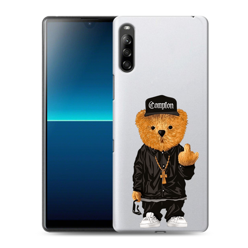 Силиконовый чехол на Sony Xperia L4 с принтом Мишка Силиконовый чехол на Sony Xperia L4 с принтом Мишка