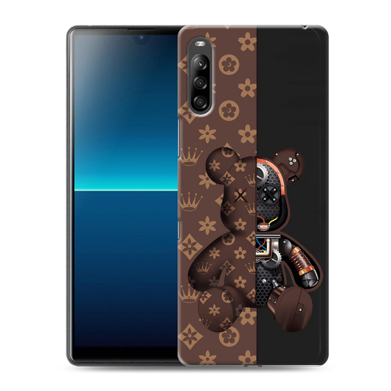 Силиконовый противоударный чехол на Sony Xperia L4 с принтом Луи робот Силиконовый противоударный чехол на Sony Xperia L4 с принтом Луи робот