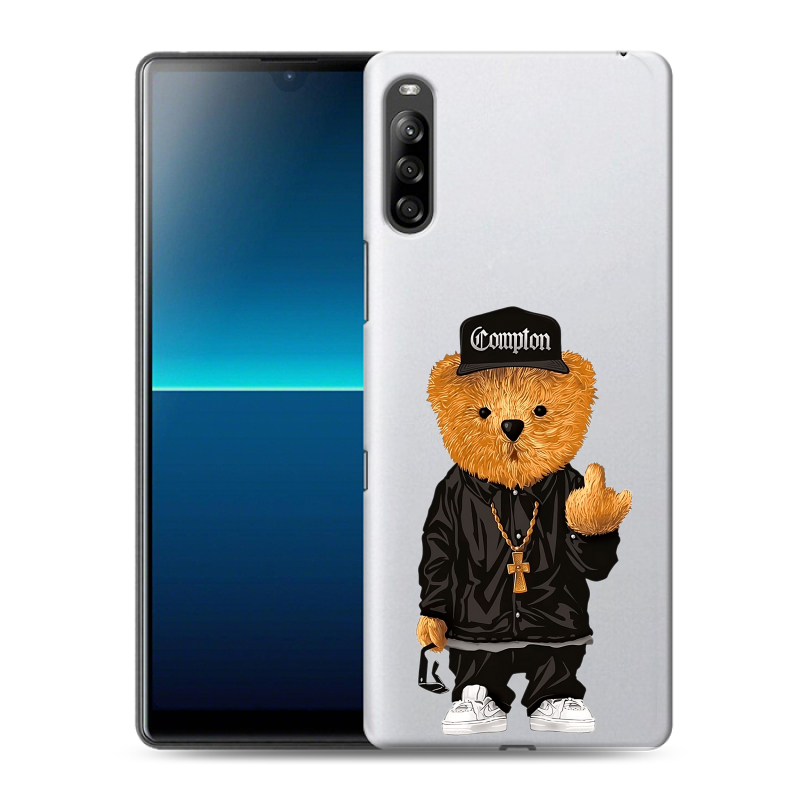Силиконовый противоударный чехол на Sony Xperia L4 с принтом Плюшевый медведь Силиконовый противоударный чехол на Sony Xperia L4 с принтом Плюшевый медведь
