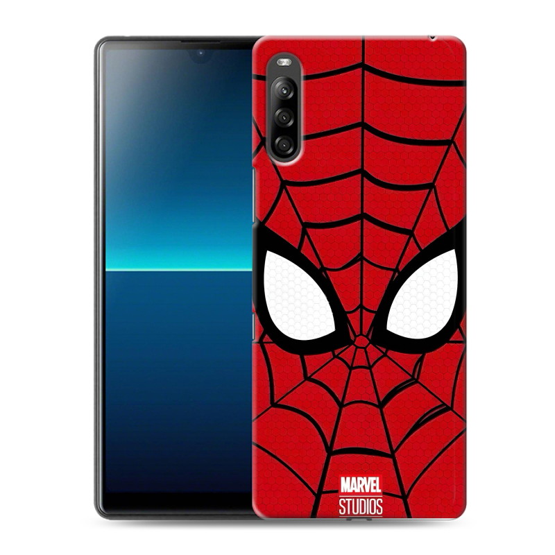 Силиконовый противоударный чехол на Sony Xperia L4 с принтом человек паук spiderman Силиконовый противоударный чехол на Sony Xperia L4 с принтом человек паук spiderman