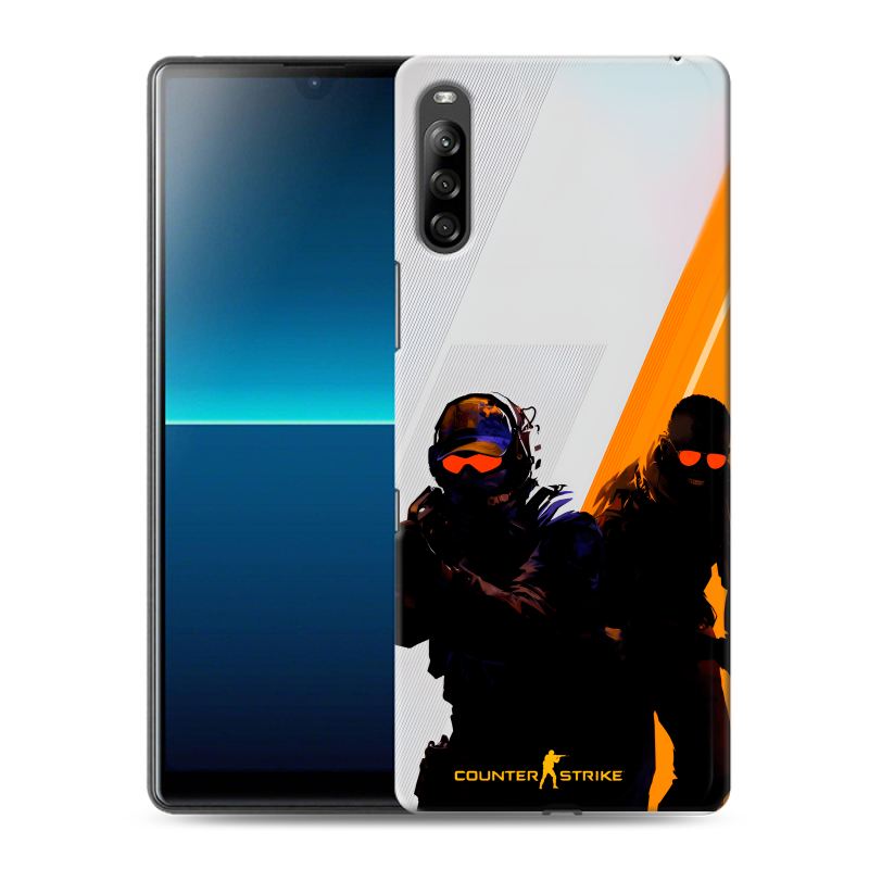Силиконовый чехол на Sony Xperia L4 с принтом Контер страйк Counter strike Силиконовый чехол на Sony Xperia L4 с принтом Контер страйк Counter strike