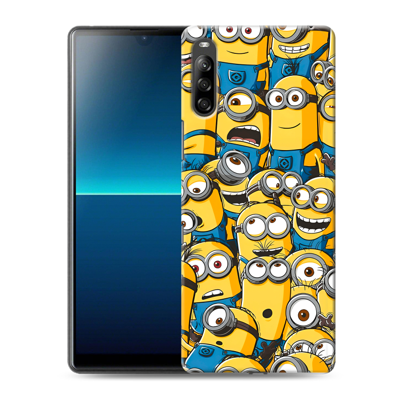 Силиконовый чехол на Sony Xperia L4 с принтом Миньоны Силиконовый чехол на Sony Xperia L4 с принтом Миньоны