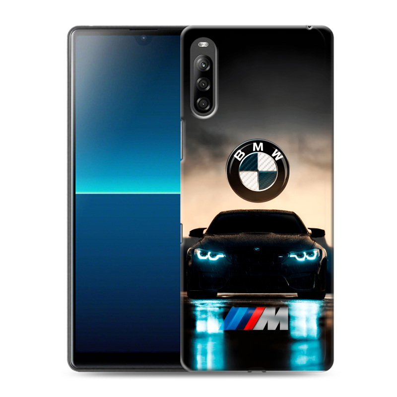Силиконовый чехол на Sony Xperia L4 с принтом БМВ BMW Силиконовый чехол на Sony Xperia L4 с принтом БМВ BMW