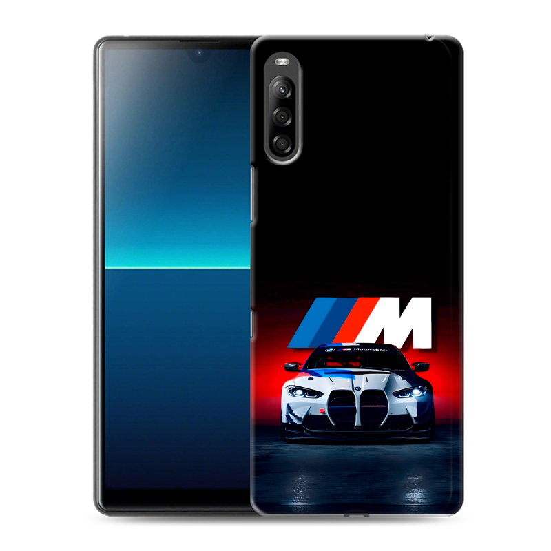 Силиконовый противоударный чехол на Sony Xperia L4 с принтом БМВ BMW Силиконовый противоударный чехол на Sony Xperia L4 с принтом БМВ BMW