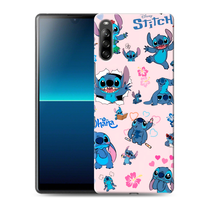 Силиконовый чехол на Sony Xperia L4 с принтом Лило и Стич Силиконовый чехол на Sony Xperia L4 с принтом Лило и Стич