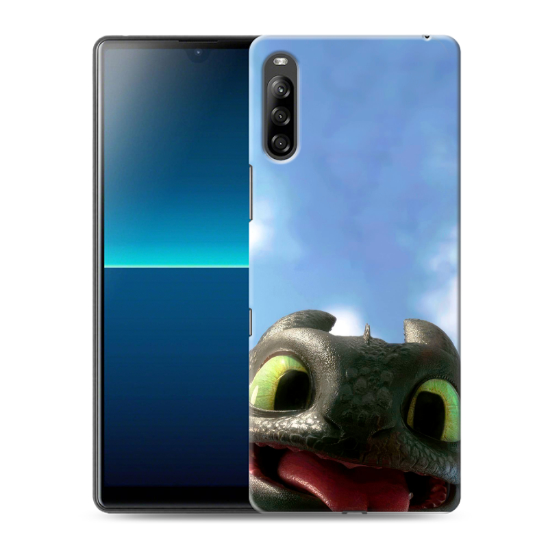 Силиконовый чехол на Sony Xperia L4 с принтом Как приручить дракона Силиконовый чехол на Sony Xperia L4 с принтом Как приручить дракона