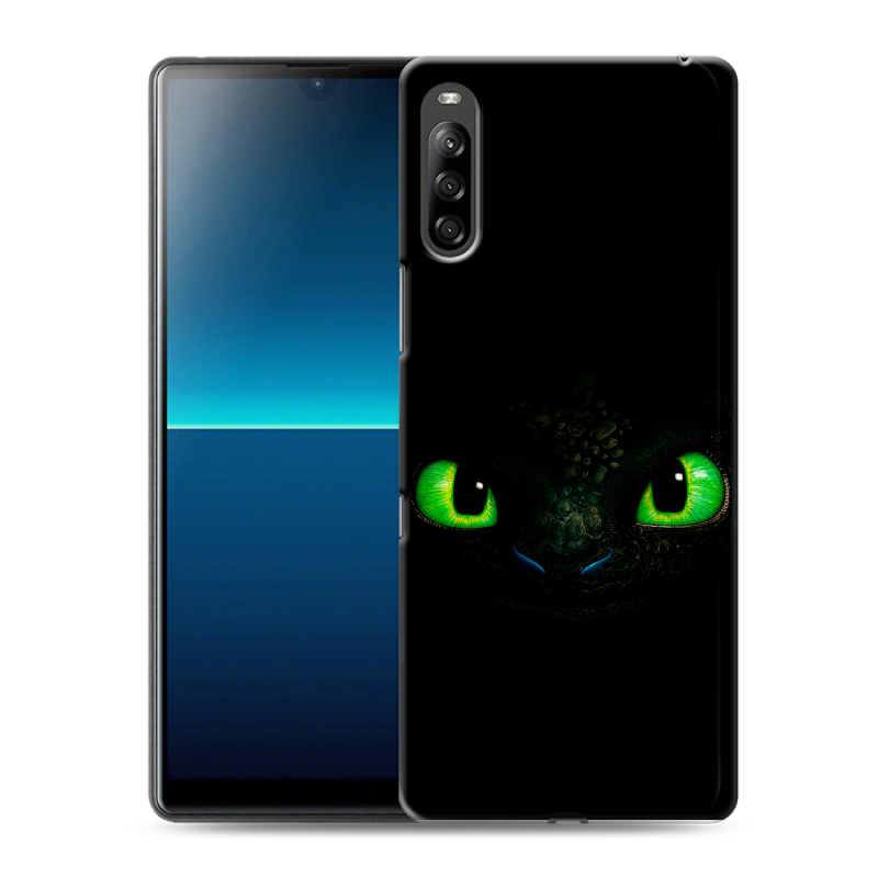 Силиконовый противоударный чехол на Sony Xperia L4 с принтом Как приручить дракона Силиконовый противоударный чехол на Sony Xperia L4 с принтом Как приручить дракона
