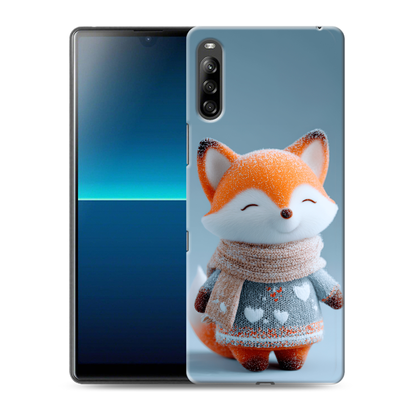 Силиконовый чехол на Sony Xperia L4 с принтом Лиса Силиконовый чехол на Sony Xperia L4 с принтом Лиса