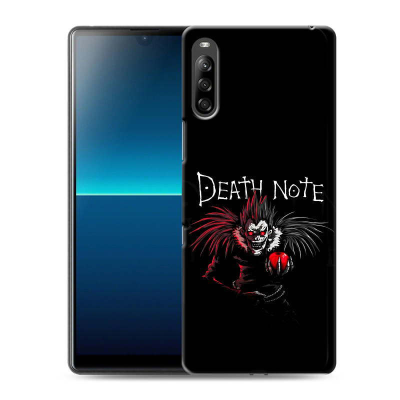 Силиконовый противоударный чехол на Sony Xperia L4 с принтом Death note Тетрадь смерти Силиконовый противоударный чехол на Sony Xperia L4 с принтом Death note Тетрадь смерти
