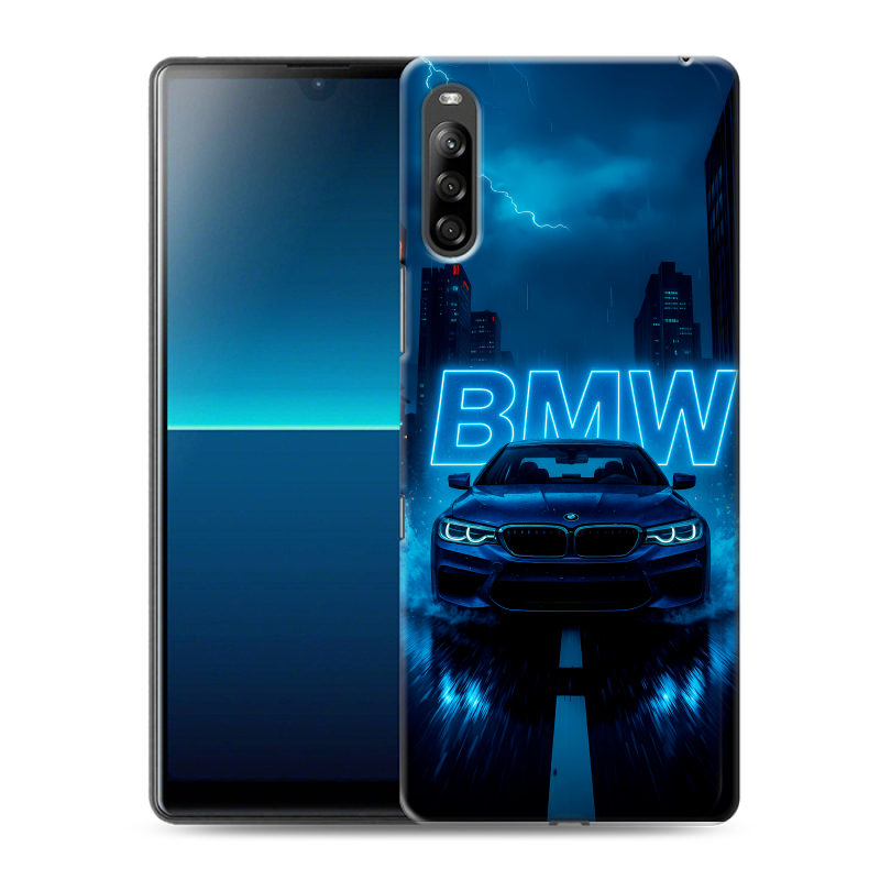 Силиконовый чехол на Sony Xperia L4 с принтом BMW БМВ Силиконовый чехол на Sony Xperia L4 с принтом BMW БМВ