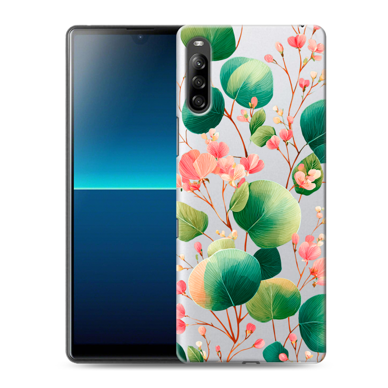 Силиконовый чехол на Sony Xperia L4 с принтом женский Силиконовый чехол на Sony Xperia L4 с принтом женский