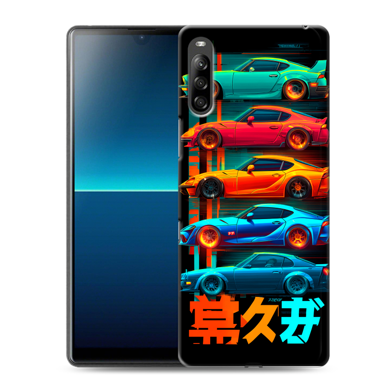 Силиконовый чехол на Sony Xperia L4 с принтом машины тачки Силиконовый чехол на Sony Xperia L4 с принтом машины тачки